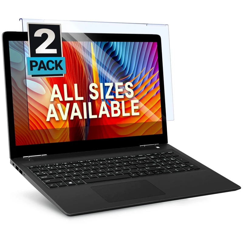 VINTEZ Blue Light Screen Protector for 14 Inch Computer Monitor and Laptop – Anti-UV Blue Light Blocking Film for Desktop PC, Eye Protection Filter, 12.6" x 8.1", 2 Pack