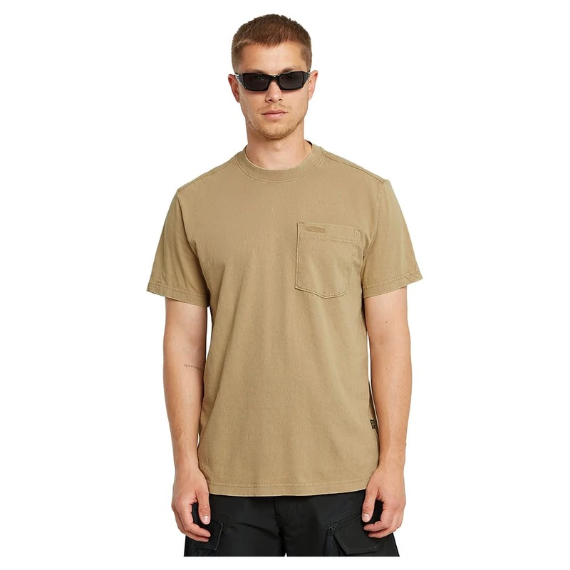 G-Star Men's Washed Pocket T-Shirt, Brown (toggee marte D25963-C756-H218), XS