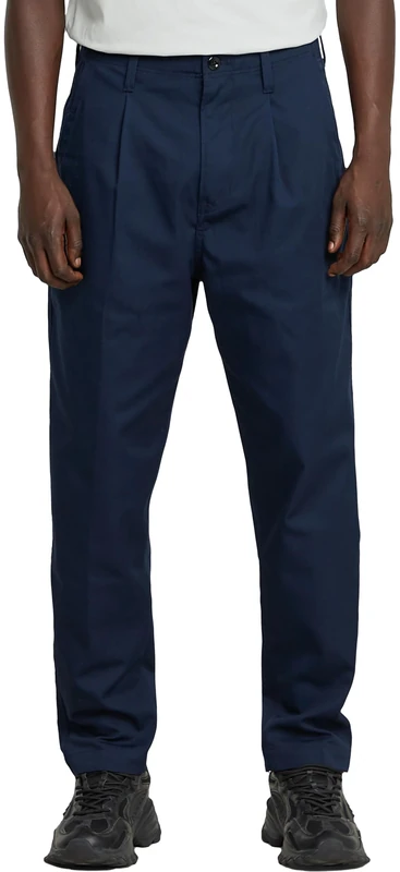 G-STAR Men's Pleated Chino Relaxed Tapered, Blue (Salute D24543-D967-C742), 31W / 32L