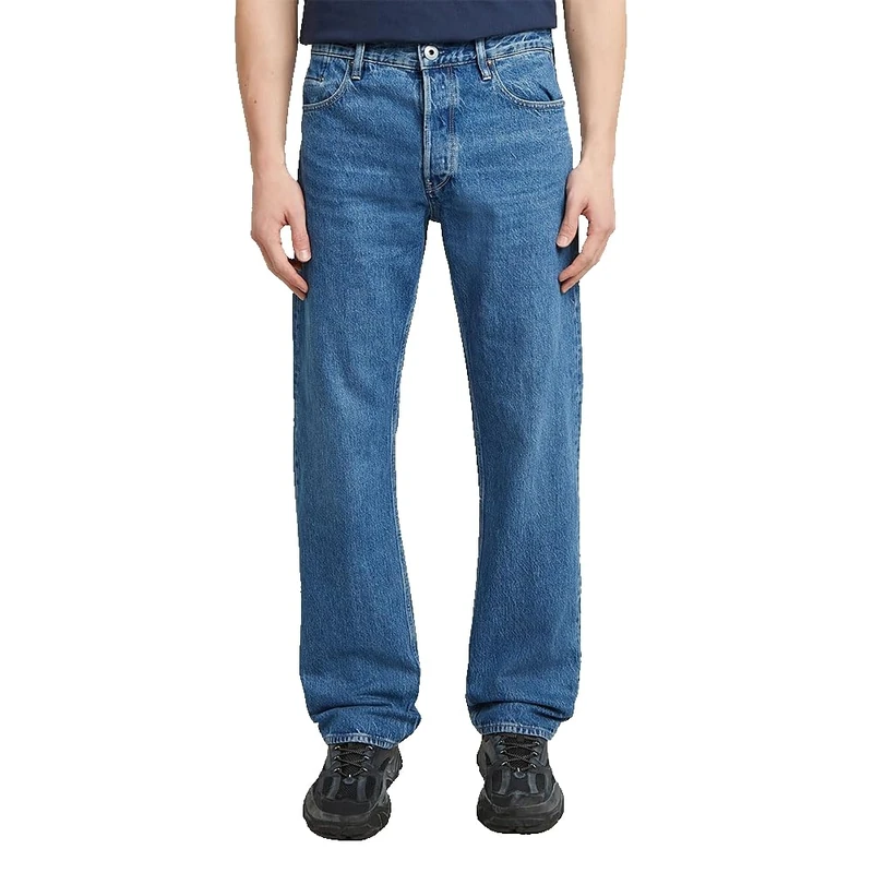 G-Star Men's Dakota Regular Straight Jeans, Blue (faded watercourse D23691-D436-H145), 33W / 32L
