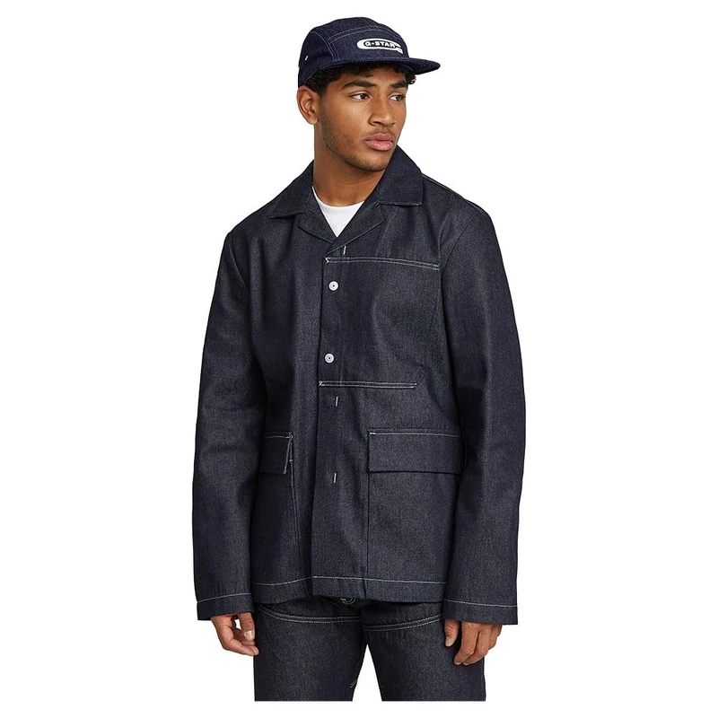 G-Star Men's Marseille Blazer, Blue (raw denim D23027-D956-001), XXL