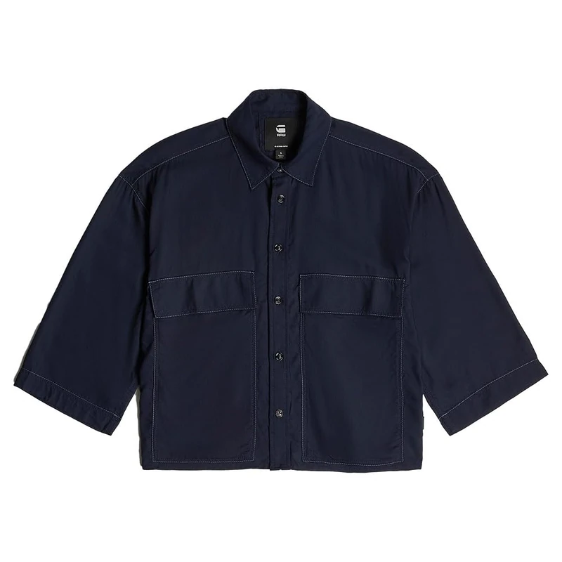 G-Star Women's Boxy Shirt , Blue (osaka blue D26018-D923-3873), M