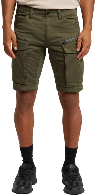 G-Star Men's Rovic Zip Regular Shorts, Grey (gs grey D26214-5126-1260), 35