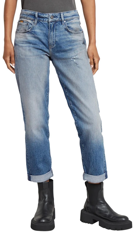 G-STAR Women's Kate Boyfriend Jeans, Blue (Vintage Dirtbag Destroyed D15264-D936-H109), 26W / 34L