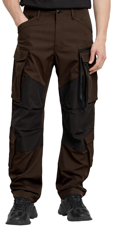 G-Star Men's Rovic Zip 3D Loose Pants, Brown (deep brown D25219-D517-A926), 31W / 32L