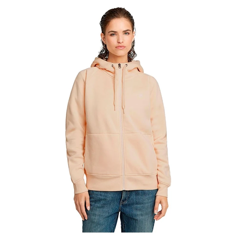 G-Star Women's Premium Core 2.1 Hooded Zip Thru Sweater, Pink (linen D22727-C235-G998), M