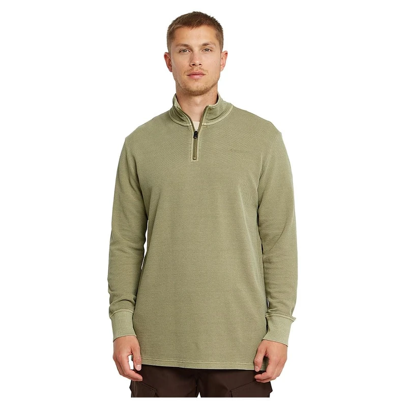 G-Star Men's Overdyed Half Zip Tweeter, Green (ensis green gd D26451-D895-G544), M