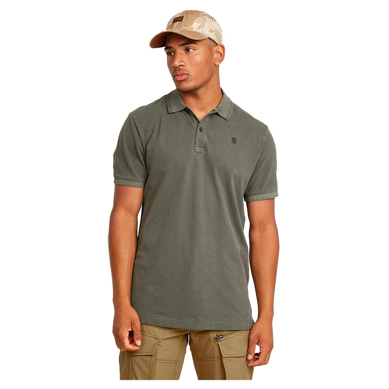 G-Star Men's Dunda Slim Polo , Green (shadow olive gd D11595-D756-D033), L