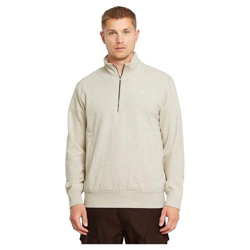 G-Star Men's Nifous Half Zip Sweater, Multicolour (whitebait htr D26305-D566-6030), XL