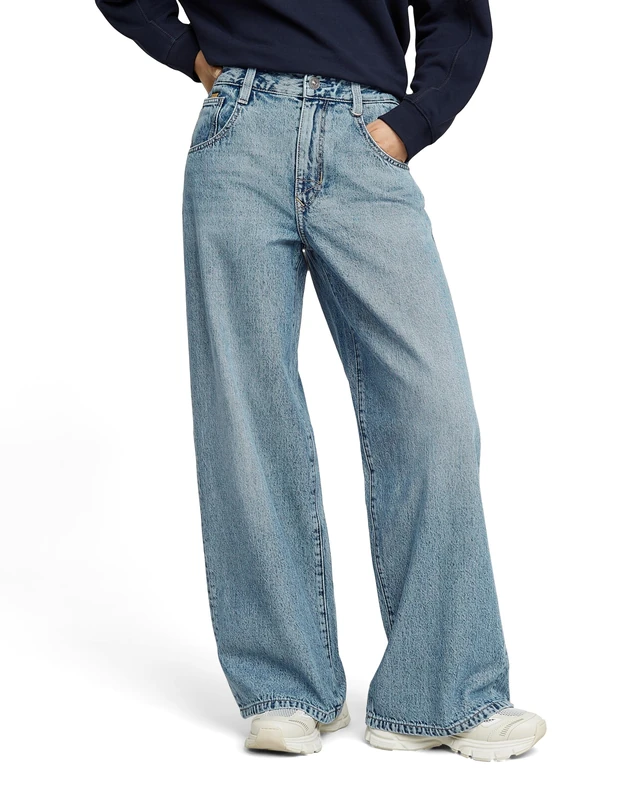 G-Star Women's Skater High Loose Jeans, Blue (faded blue torrent D25286-D788-H089), 30W / 32L