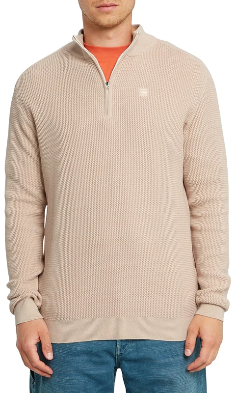 G-Star Men's Serrated Knitted Skipper, Pink (linen gd D25959-D630-H033), M - Image 1