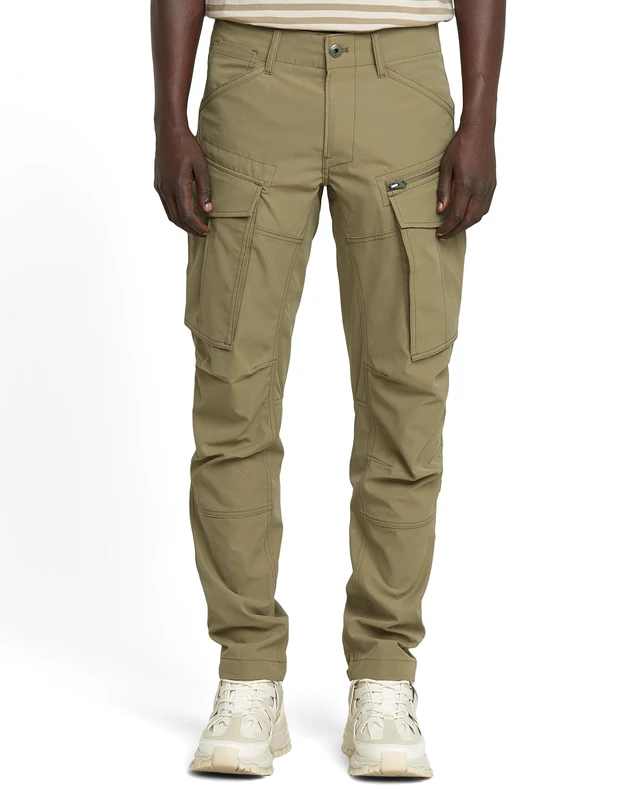 G-STAR Men's Rovic Zip 3D Regular Tapered Pants, Green (ensis Green D02190-D909-6057), 33W / 34L