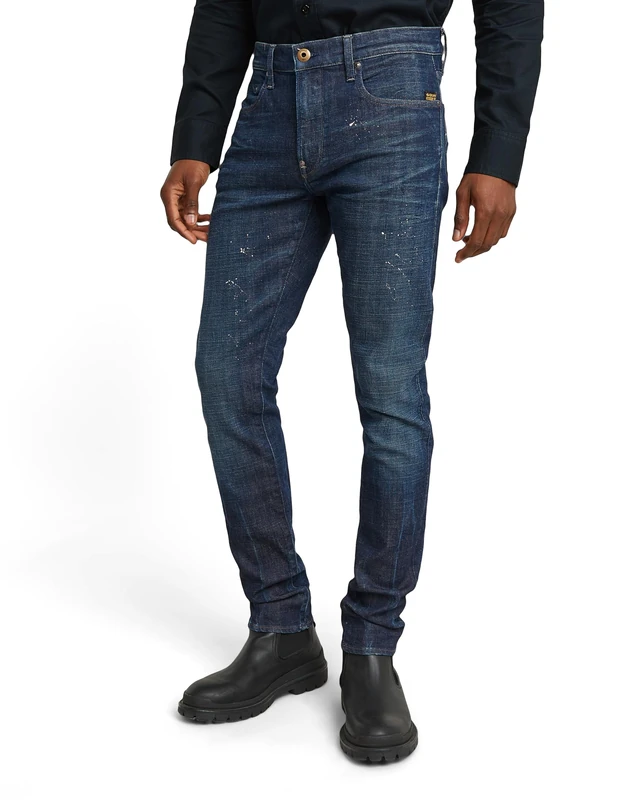 G-Star Men's Revend FWD Skinny Jeans, Green (antique painted cosmic blue D20071-D441-H093), 29W / 32L