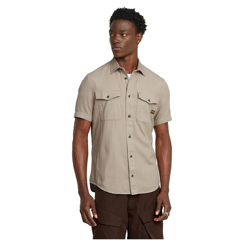 G-Star Men's Marine Slim Shirt , Beige (vintage khaki gd D19751-D454-G102), S