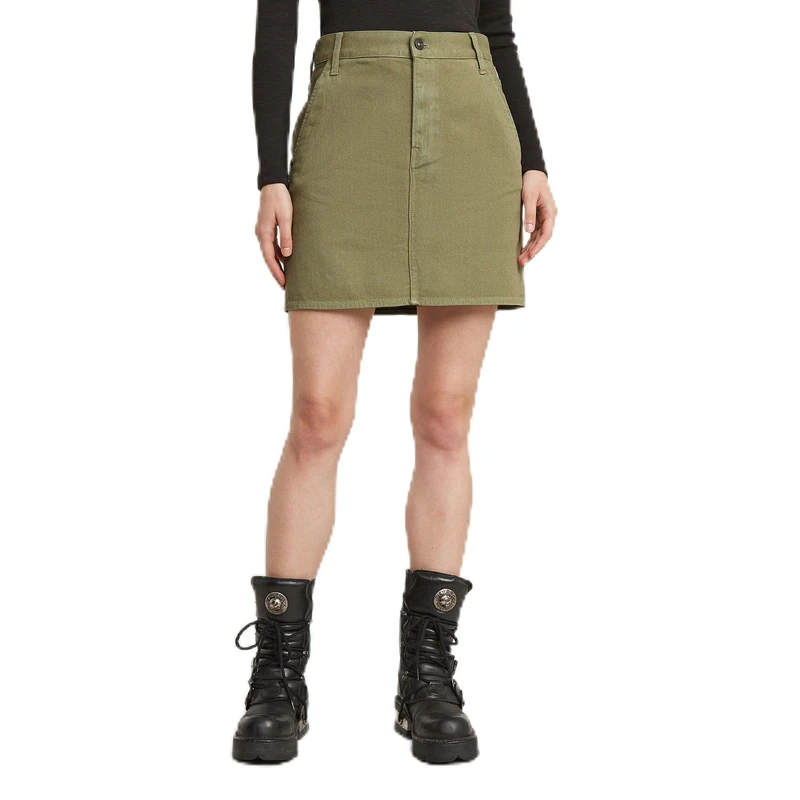 G-Star Women's Viktoria Short Chino Skirt , Green (ensis green gd D26000-E020-G544), 30