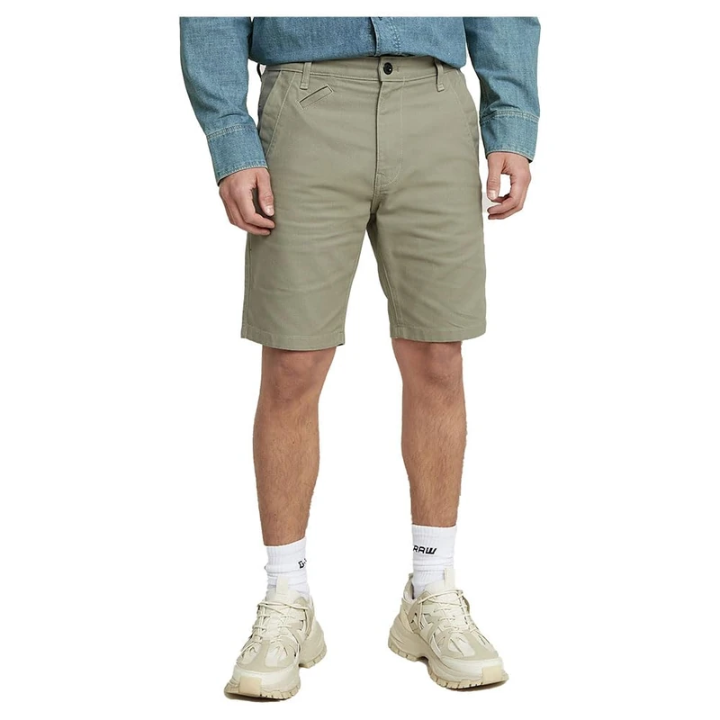G-Star Men's Bronson 3.0 Slim Chino Shorts, Green (shamrock D26337-D305-2199), 35