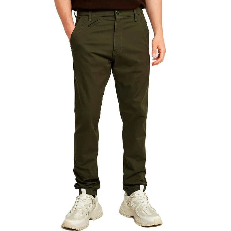 G-Star Men's Bronson 3.0 Slim Chino, Multicolour (shadow olive/asfalt hb D26336-D919-H048), 33W / 32L