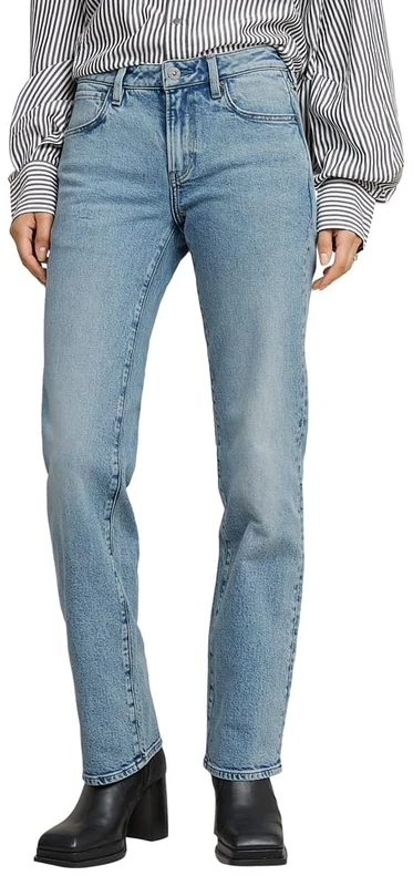 G-Star Women's G-Low Straight Jeans, Blue (vintage blue vapour D26163-D936-H125), 28W / 32L