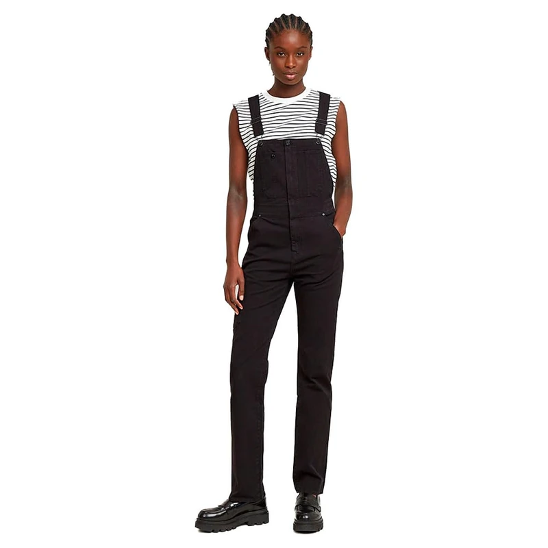 G-Star Women's Slim Dungaree , Black (dk black D25996-D922-6484), M