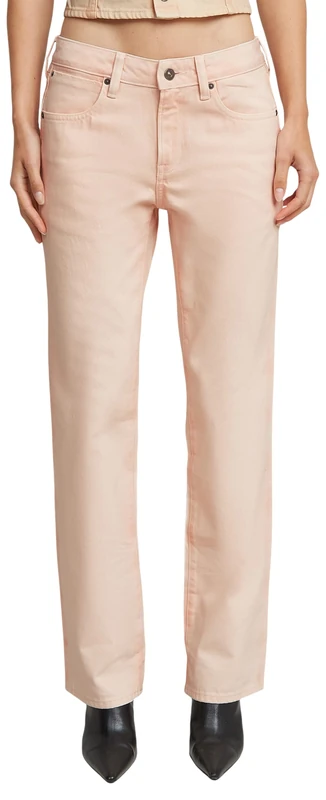 G-Star Women's G-Low Straight Jeans, Pink (peach puree gd coated D26163-D300-H153), 29W / 30L