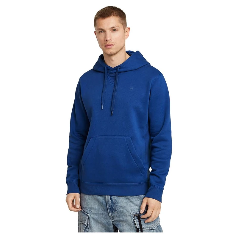 G-Star Men's Premium Core Hooded Sweater, Blue (pilot D16121-C235-1235), L