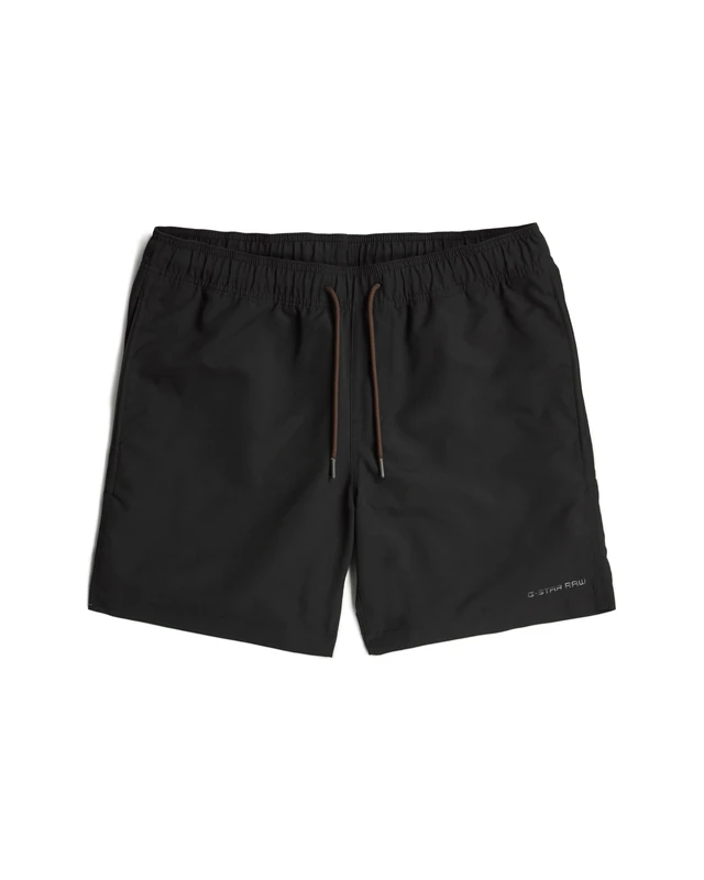 G-Star Men's Dirik Solid Swim Shorts, Black (dk black D26202-A505-6484), M