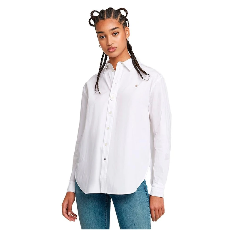 G-Star Women's Boyfriend Shirt, White (white D26021-D701-110), M