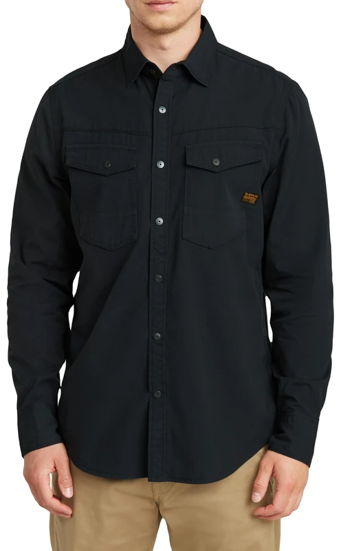 G-Star Men's Dakota Slim Shirt , Blue (salute gd D25223-D385-D418), XS