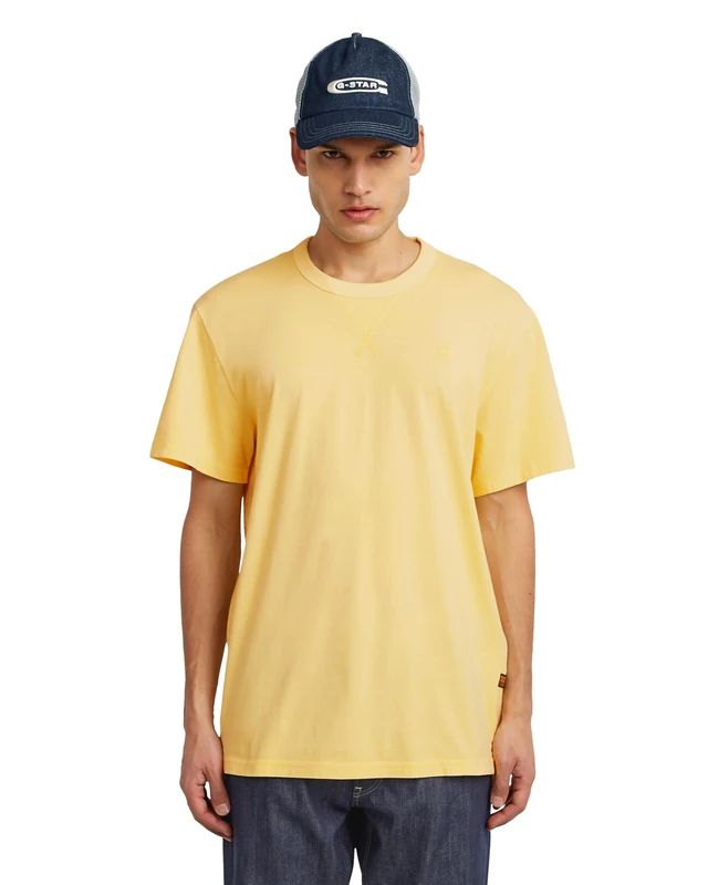 G-Star Men's Nifous T-Shirt, Yellow (lt buff yellow gd D24449-2653-H187), XS