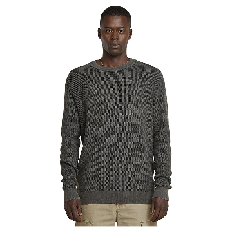 G-Star Men's Serrated Knitted Sweater, Grey (gs grey gd D25958-D630-C496), XL