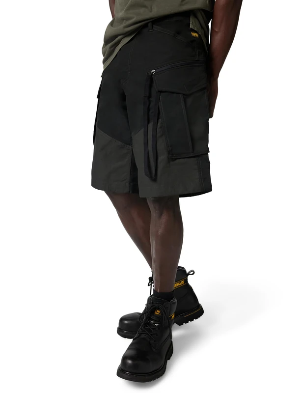G-Star Men's Rovic Loose PM Shorts, Black (dk black D26216-D908-6484), 30