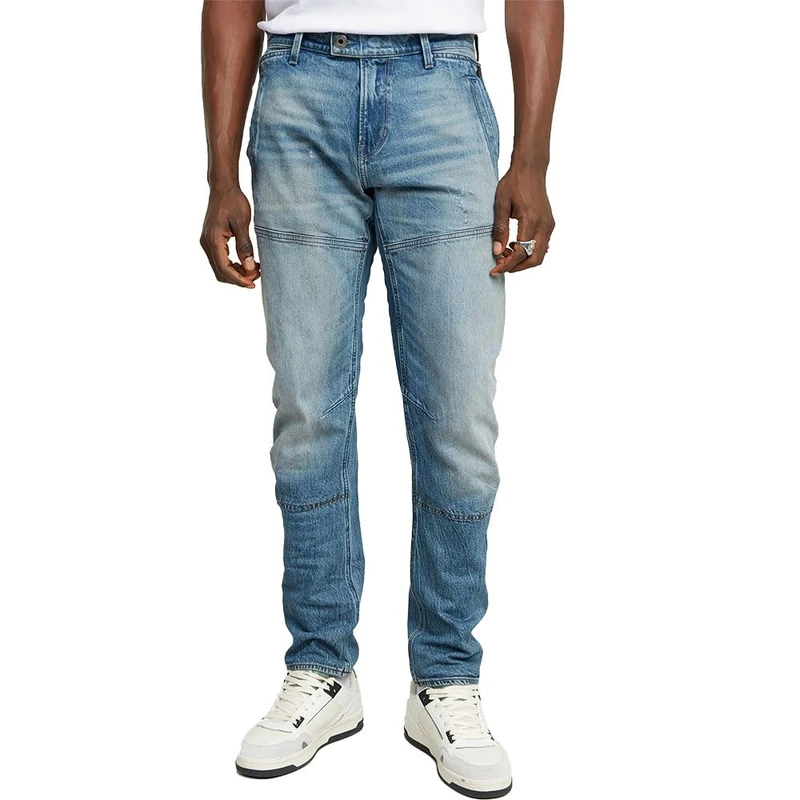 G-Star Men's Diver 3D Slim Jeans, Blue (vintage dirtbag destroyed D26465-D936-H109), 33W / 34L