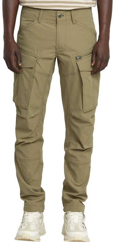 G-STAR Men's Rovic Zip 3D Regular Tapered Pants, Green (ensis Green D02190-D909-6057), 26W / 32L