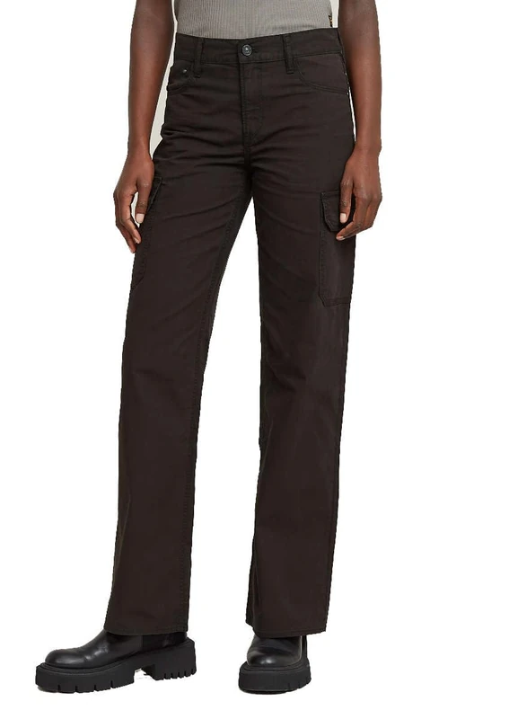 G-Star Women's Judee Low Waist Cargo Pants, Black (dk black gd D24673-D388-B564), 27W / 34L - Image 1