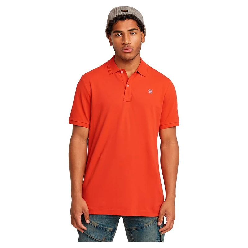 G-Star Men's Dunda Slim Polo , Red (lt antic red D11595-5864-B439), M