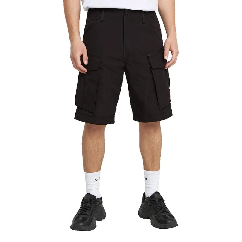 G-Star Men's Rovic Zip Relaxed Shorts, Black (dk black D08566-D909-6484), 32