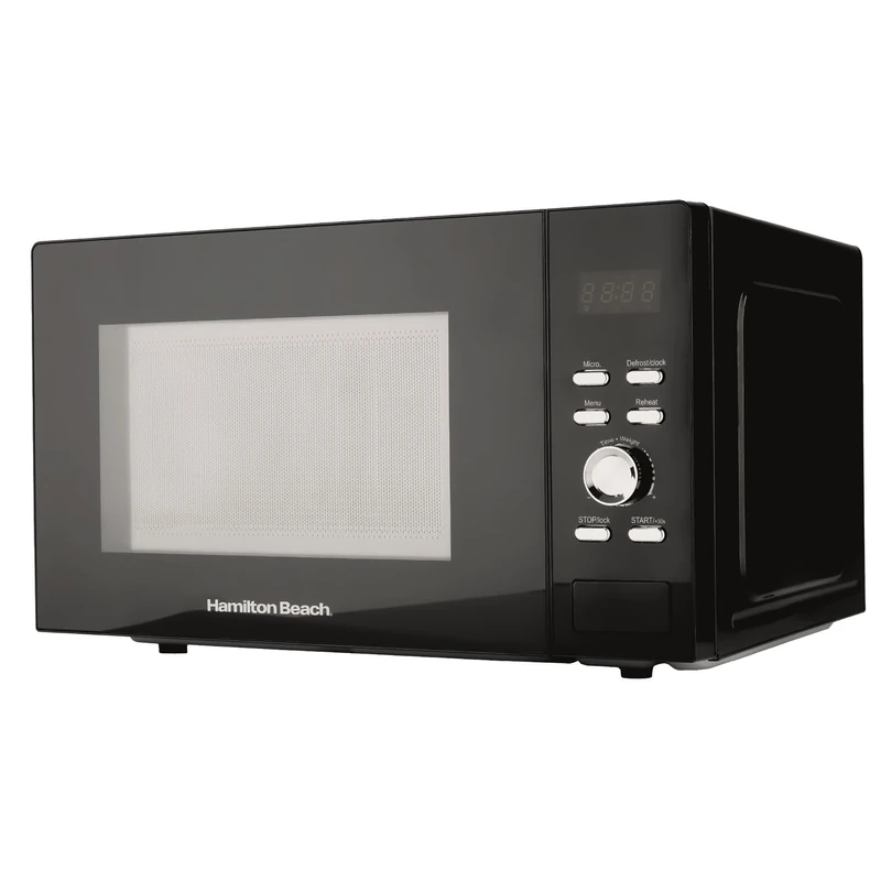 Hamilton Beach Microwave, 30L, 950W, Family-Size, Digital Controls, 8 Pre-Set Programs, 5 Power Levels, Large Capacity, Defrost Function, Child Lock, Black - HB30FUXP04