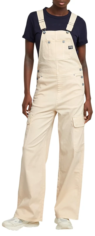 G-Star Women's Straight Dungaree , Pink (linen gd D26461-C106-H033), XS