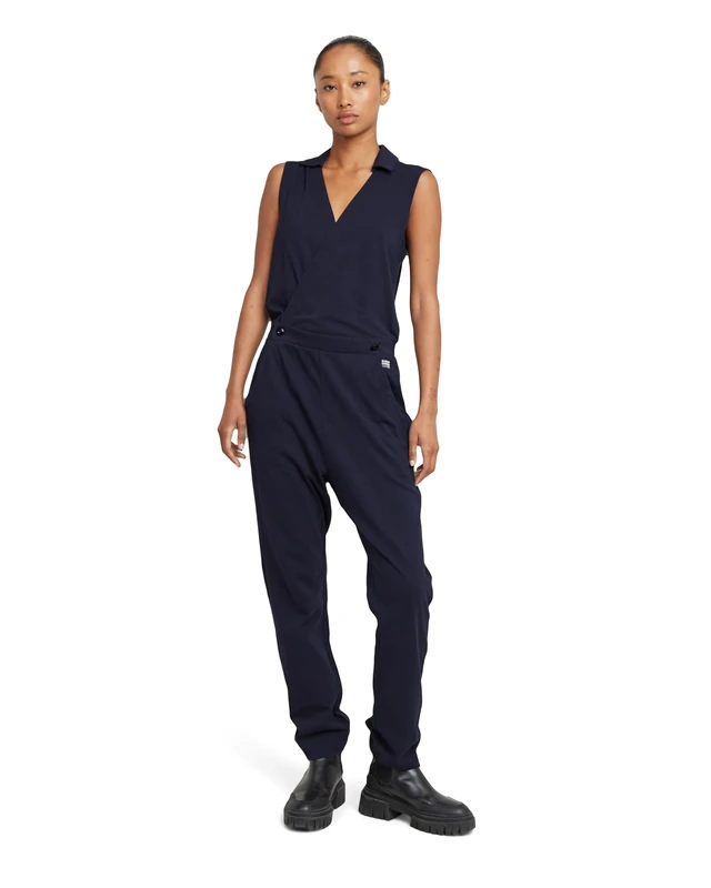 G-Star Women's Wrap Jumpsuit , Blue (osaka blue D26093-C336-3873), S