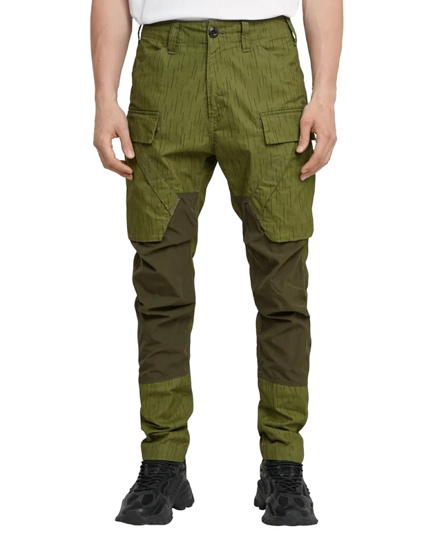 G-Star Men's 3D Regular Tapered Cargo Pants 3.0, Multicolour (mayfly rain camo D25185-D553-H169), 31W / 32L