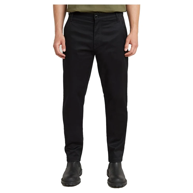 G-STAR Men's Morry Tapered Chino, Black (dk black D26400-C105-6484), 38W / 38L