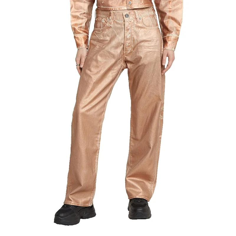 G-Star Women's Bowey 3D Boyfriend Jeans, Pink (shiny peach metal coating D25372-D551-H088), 30W / 30L