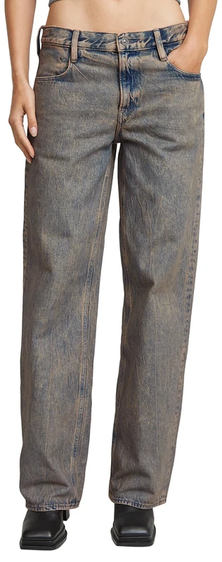 G-Star Women's Judee Loose Low Waist Jeans, Blue (vintage peached D22889-D436-H084), 28W / 28L