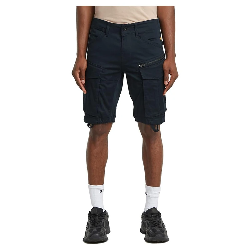 G-Star Men's Rovic Zip Regular Shorts - Blue, Size 35