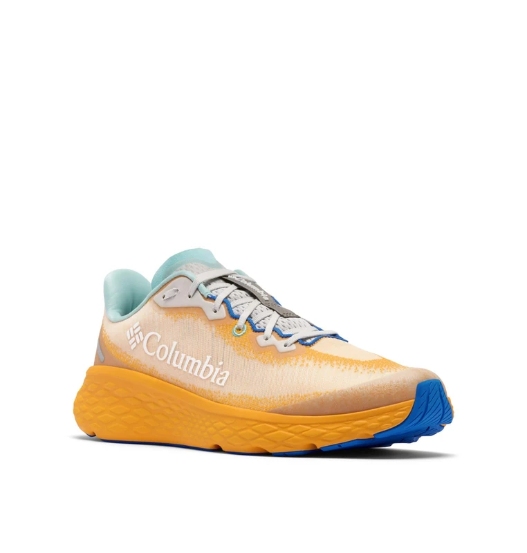 Columbia Men's Konos Featherweight Running Shoe, Mango/Stormy Blue, 8.5 UK