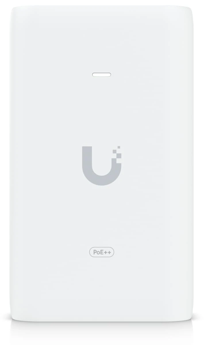 Ubiquiti U-PoE++ Adapter, Ethernet, 1000 Mbps, Network Adapter
