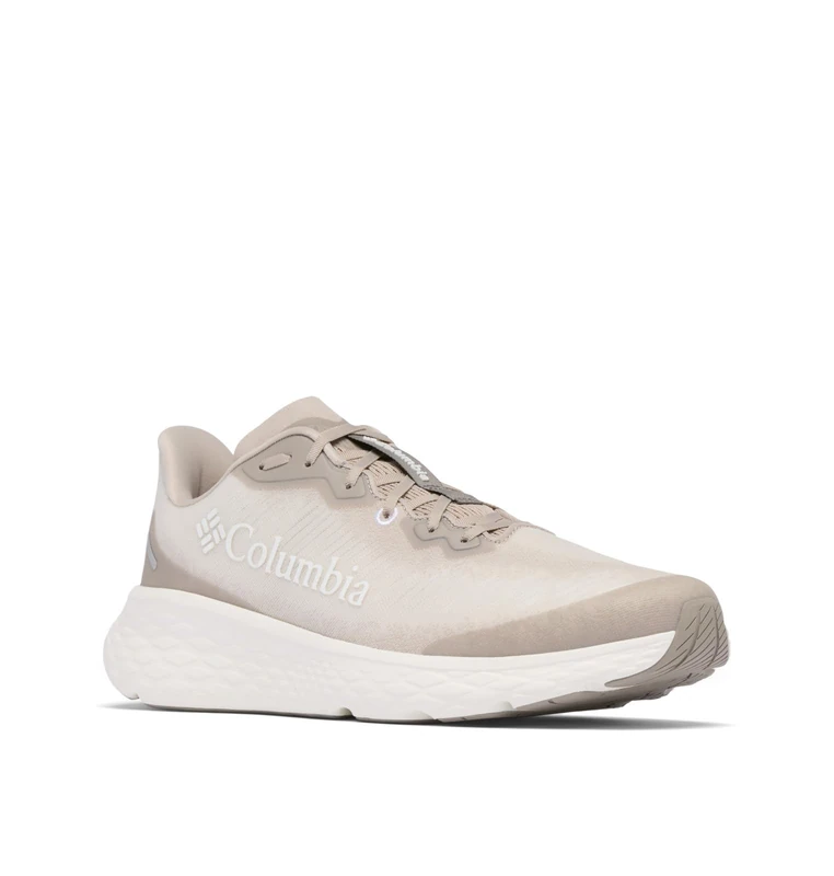 Columbia Men's Konos Featherweight Running Shoe, Soft Taupe/Stratus, 10.5 Wide
