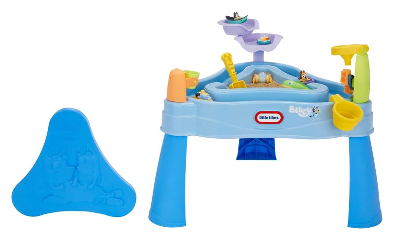 Little Tikes Bluey Beach Water Table - Comes with 6 Accessories, Bluey Active Play, for Boys and Girls Ages 1-6 Years