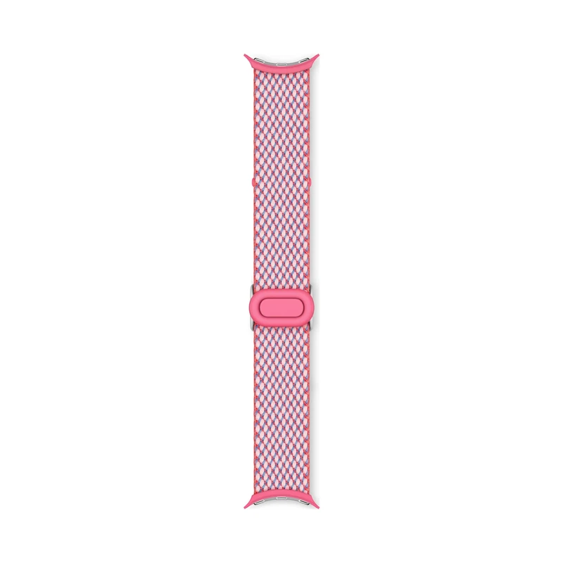 Google Pixel Watch Woven Band – Made for 45 mm Pixel Watch 3 – Peony