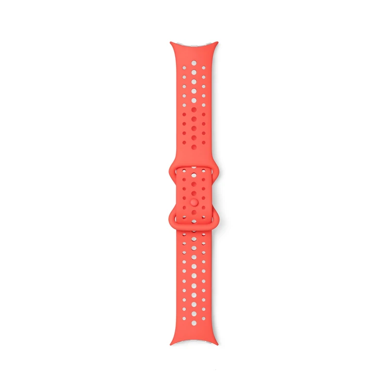 Google Pixel Watch Active Sport Band – Only compatible with the 45 mm Pixel Watch 3 – Coral, Large